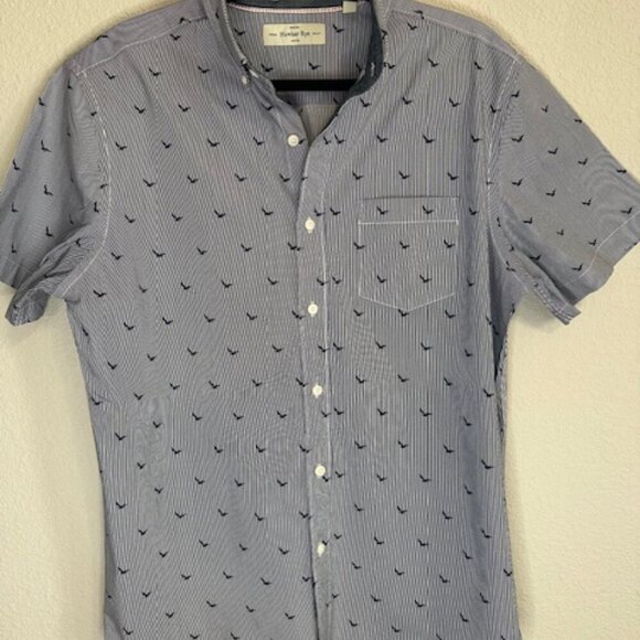 Hawker‎ Rye Slim Stretch men's  short sleeve button down shirt Hawker Rye - Picture 4 of 5